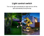 2Pcsled Waterproof Solar Street Light - A Warm Light