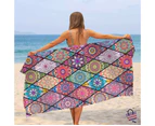 Microfiber Sand Free Beach Towel-Quick Dry Super Absorbent Oversized Large Thin Towels Blanket for Travel Pool Swimming