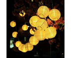 Solar Led String Lights, Waterproof Outdoor Decorative String Lights Led String Lights (20Led-16.4Ft)