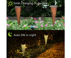 Outdoor Garden Solar Lights, Outdoor Led Ip44 Waterproof Decorative Lights, Solar Lights (2 Pieces)