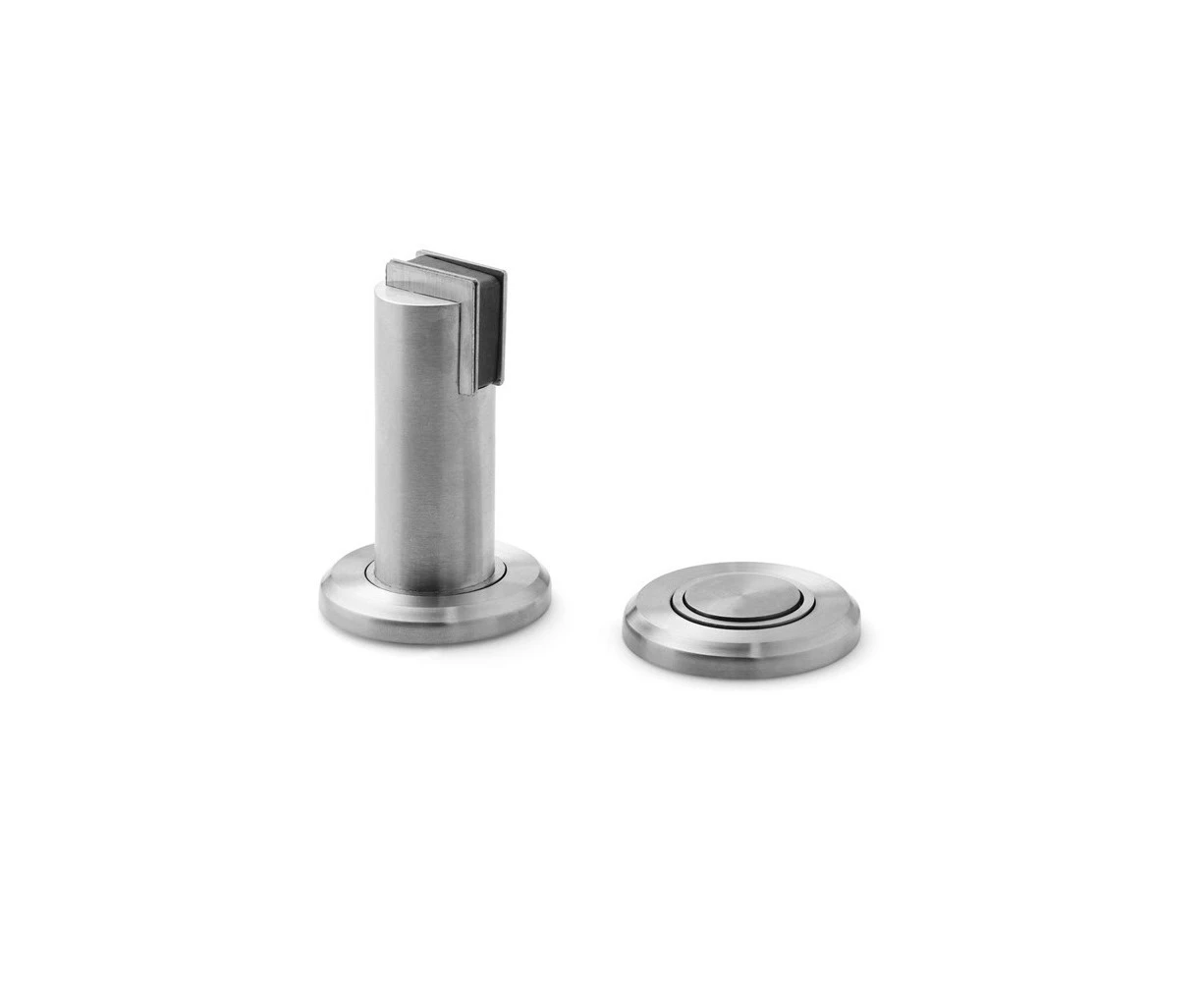 Lockwood Door Stop Magnetic Wall Floor Mounted Satin Chrome A310SC