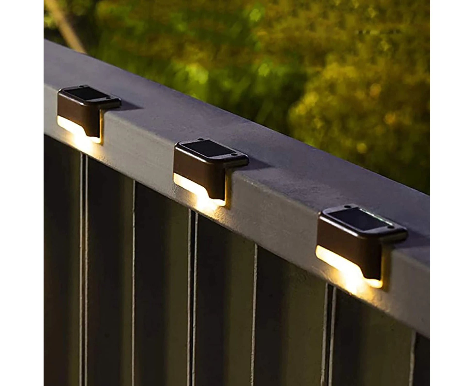 Solar Deck Lights Outdoor 16 Pack, Solar Step Lights Waterproof Led Solar lights