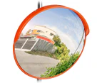 Traffic mirror, 45 cm, professional, weatherproof, shatterproof, indoor and outdoor, image color