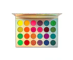 24 Color Rainbow Eyeshadow Palette - Makeup Matte Metallic Shimmer Eye Shadow Palettes Bright Vibrant Colors Shades Cosmetics Set