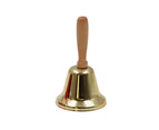 Super loud fixed hand call bell with wooden handle Christmas hand call bell