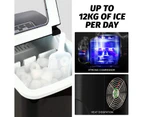 Advwin 2.2L Portable Ice Maker Machine Home Ice Cube  Maker Bar Countertop Black