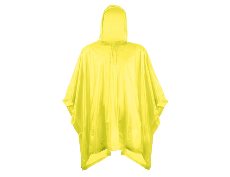 Splashmacs Childrens/Kids Plastic Rain Poncho (Yellow) - RW5481