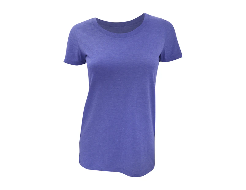 Bella Ladies/Womens Triblend Crew Neck T-Shirt (Blue Triblend) - BC161