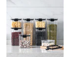 Colorfulstore Clear Food Storage Box Container Moisture Proof Grain Bottle Jar Kitchen Supply-