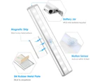 Indoor Motion Sensor Light, 10 LED Motion Sensor Closet Lights, Battery Operated Magnetic Under Cabinet Lights (3 Pack)