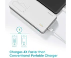 18W 30000mAh Power Bank Charger with 3 Input Ports 3 Output Ports