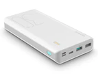 18W 30000mAh Power Bank Charger with 3 Input Ports 3 Output Ports