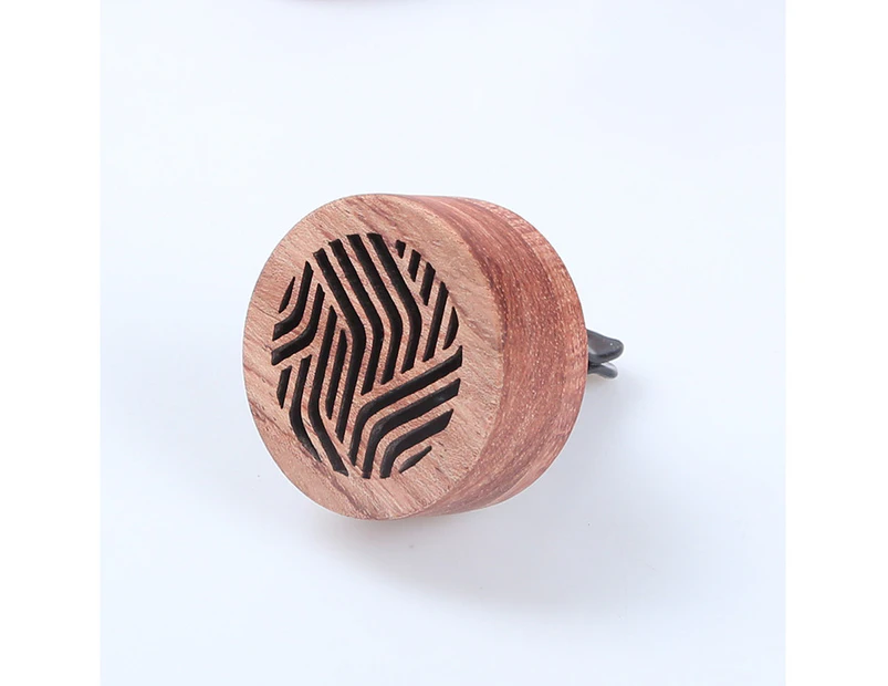 Essential Oil Car Diffuser Wooden Flower Vehicle-mounted Fragrant Car Air Outlet Diffuser Vent Clip