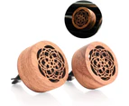 Essential Oil Car Diffuser Wooden Flower Vehicle-mounted Fragrant Car Air Outlet Diffuser Vent Clip