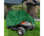 Lawn Mower Cover -Tractor Cover Fits Decks up to 54" Storage Cover Heavy Duty 210D Polyester Oxford-Green-140*66*91CM