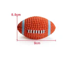 Latex Rugby Dog Toy, Teeth Ball, Latex Ball, Dog Toy, Pet Toy (small)