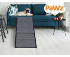 Pawz Dog Ramp Adjustable Height Stair For Bed Sofa Cat Dogs Folding Portable Black