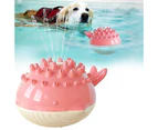 Pet Grind Teeth Spray Floating Bathtub Durable Dog Toys Swimming Pool Suppliespink