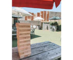 54 Piece Giant Jenjo Outdoor Wooden Block Game 63cm