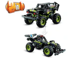 LEGO Technic Monster Jam Grave Digger Truck Kids Toy 2 in 1 Building Set