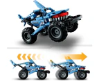 LEGO Technic Monster Jam Megalodon Building Kit  2-in-1 Build Kid Truck Toy