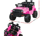 Rigo Kids Electric Ride On Car Jeep Toy Cars Remote 12V Pink