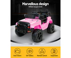 Rigo Kids Electric Ride On Car Jeep Toy Cars Remote 12V Pink