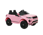 Kids Electric Ride On Car Land Rover Licensed Toy Cars Remote 12V Battery Pink