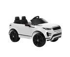 Kids Electric Ride On Car Land Rover Licensed Toy Cars Remote 12V Battery White