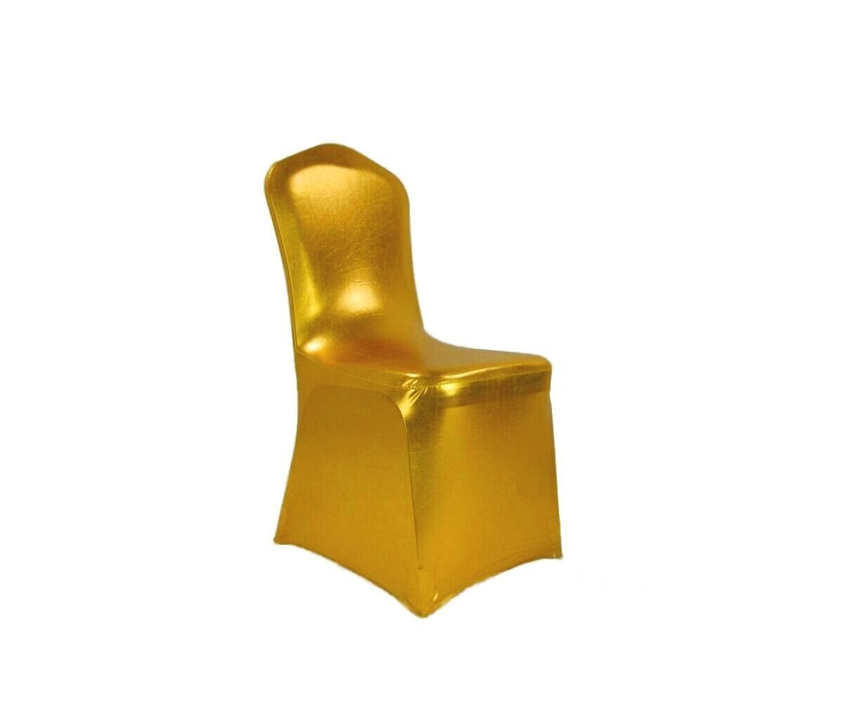 Gold Stretch Dining Room Chair Covers