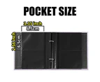 Lifebea 3 inch 100 Pockets Mini Photo Album - Picture Case for Fujifilm Instax Film 7 8 9 11 25 50 70 90 Evo - Purple