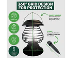 Solar Powered Mosquito Killer Lamp Fly Trap Zapper Bug Insect Garder Light