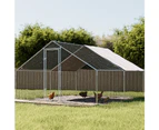 i.Pet Chicken Coop Cage 3x4x2m Galvanised Steel