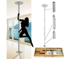 BJWD Dancing Pole Full Kit Portable Exercise Home GYM Dance training Dancer Fitness