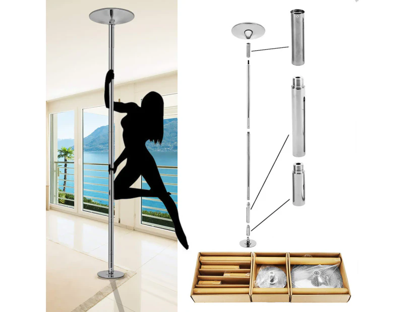 BJWD Dancing Pole Full Kit Portable Exercise Home GYM Dance training Dancer Fitness