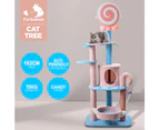 Furbulous 1.52m Sweet Candy Land Cat Tree Tower & Scratching Post