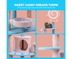 Furbulous 1.52m Sweet Candy Land Cat Tree Tower & Scratching Post