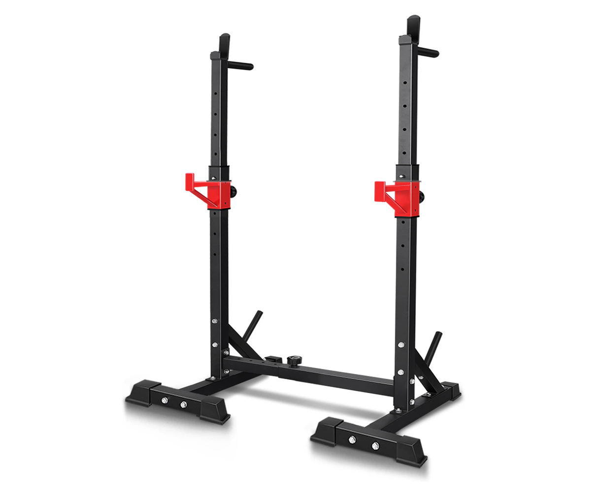 BLACK LORD Weight Bench Adjustable Squat Rack Barbell Stand