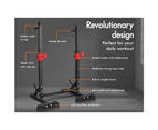 BLACK LORD Weight Bench Adjustable Squat Rack Barbell Stand