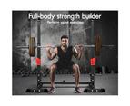 BLACK LORD Adjustable Squat Rack Barbell Stand