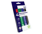 Anker Permanent Marker (Pack of 4) (Multicoloured) - ST8679