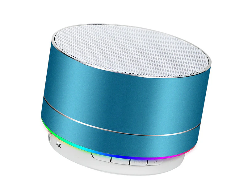 Bluetooth Speaker, Wireless Mini Led Best Multi-Function Portable Indoor Outdoor Stereo Bluetooth Speakers - Blue