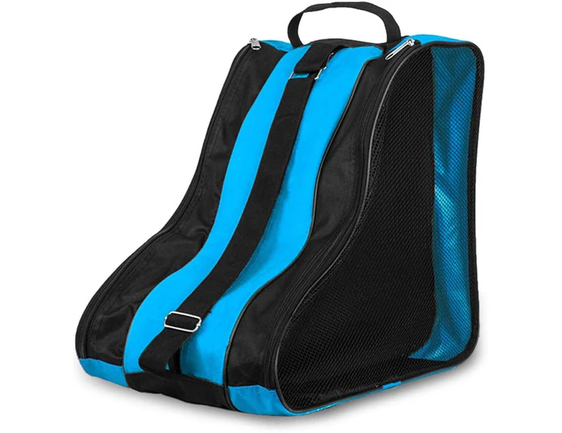 Roller Skating Shoe Bag   - 3-Layer Breathable Skate Tote Bag For Kids Roller Skates Inline Skates Ice Skates, Water-Resistant Ice Skate Bag