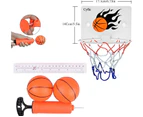 Basketball Hoop - Mini Basketball Hoop Set, Mini Basketball Hoop With Balls And Pump, Office Basketball Hoop With Suction Cup