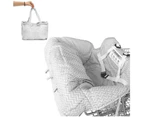 Cushion - Baby Shopping Cart Cover Universal Toddler High Chair And Shopping Cart Cushion Belt Carrying Bag, Washable, Soft