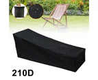 Waterproof Patio Chair Cover 210D Outdoor Furniture Cover, Heavy Duty Outdoor Lounge Chair Cover - 210D