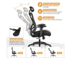 Giantex  Mesh Office Chair Ergonomic High Back Executive Chair w/Adjustable Lumbar Support & Rolling Casters Swivel Computer Desk Chair, Black