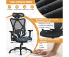 Giantex  Mesh Office Chair Ergonomic High Back Executive Chair w/Adjustable Lumbar Support & Rolling Casters Swivel Computer Desk Chair, Black