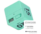 Cube Timers Gravity Sensor Flip Timer Kids Timer Workout Timer And Game Timer For Time-Green