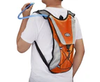Hiking Camping Cycling Running Hydration Pack Backpack Bag + 2L Water Bladder-Orange